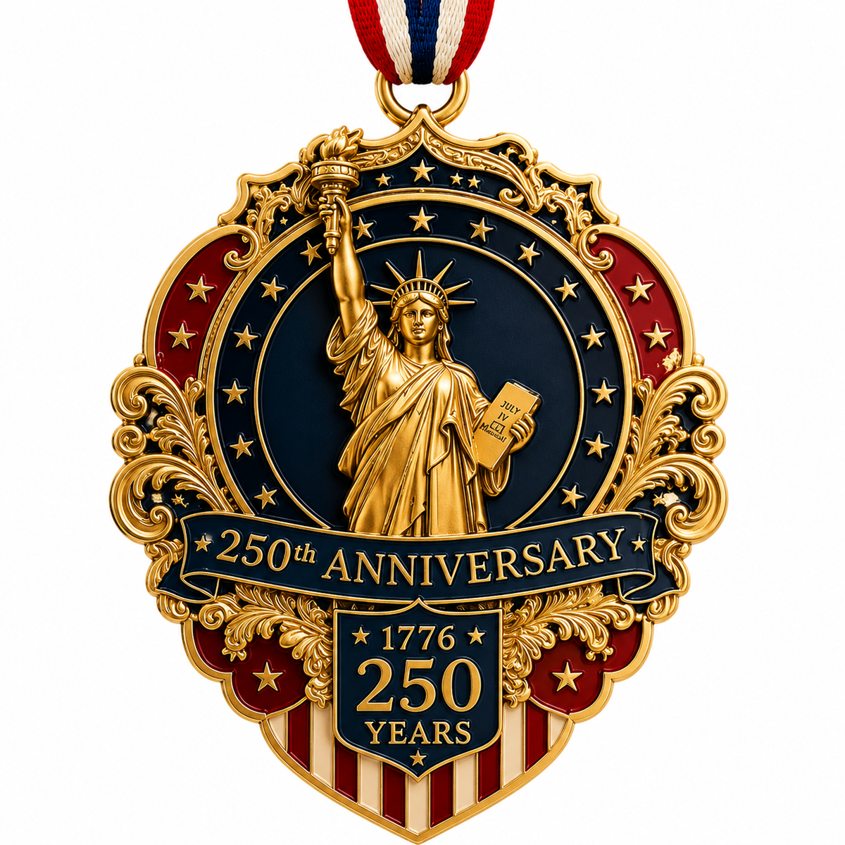 š„Statue of Liberty 250th Anniversary Christmas Tree Ornament